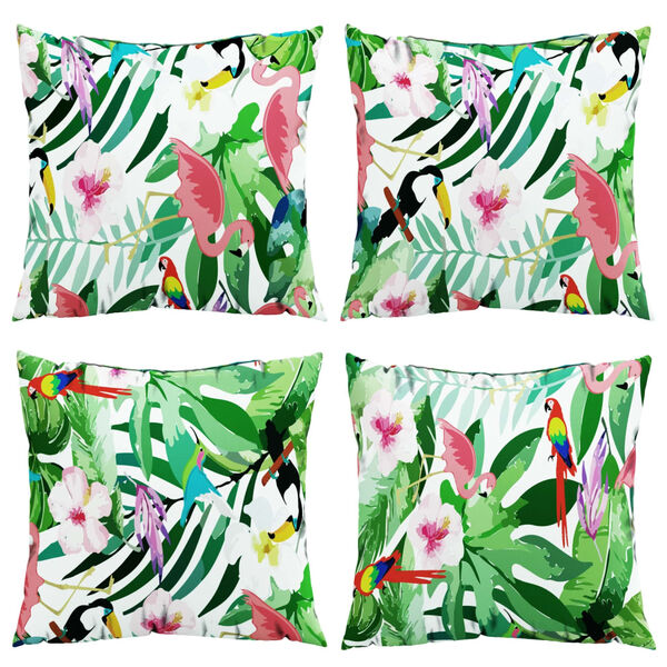 vidaXL Throw Pillows 4 pcs Multicolour 60x60 cm Fabric
