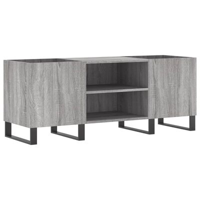 vidaXL Record Cabinet Grey Sonoma 121x38x48 cm Engineered Wood