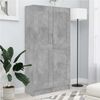 vidaXL Book Cabinet Concrete Grey 82,5x30,5x150 cm Engineered Wood
