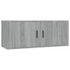 vidaXL 8 Piece TV Cabinet Set Grey Sonoma Engineered Wood