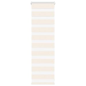 vidaXL Zebra Blind Marble Beige 45x100cm Fabric Width 40.9cm Polyester