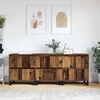 vidaXL Sideboard 3 pcs Old Wood 60 x 35 x 70 cm