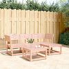 vidaXL 4 Piece Garden Lounge Set Solid Wood Douglas