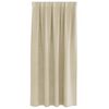 vidaXL Blackout Curtains 2 pcs Cream 140 x 175 cm Velvet