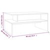vidaXL Coffee Table Smoked Oak 90x60x42,5 cm Engineered Wood