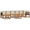 vidaXL Outdoor Sofa Set 8 pcs Natural Solid Acacia Wood