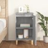 vidaXL Bedside Cabinet Concrete Grey 40x35x70 cm Engineered Wood