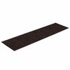vidaXL Stair Mats Self-adhesive 30 pcs 76x20 cm Dark Brown Rectangular