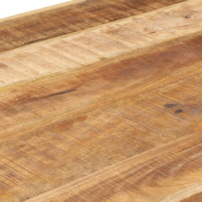 vidaXL Dining Table 220x100x75 cm Solid Rough Mango Wood