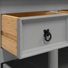vidaXL Sideboard Corona Grey 112x44x78 cm Solid Wood Mexican Pine