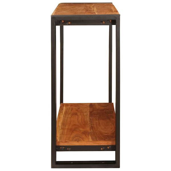 vidaXL Console Table Brown 90 x 33 x 75 cm Solid Acacia Wood
