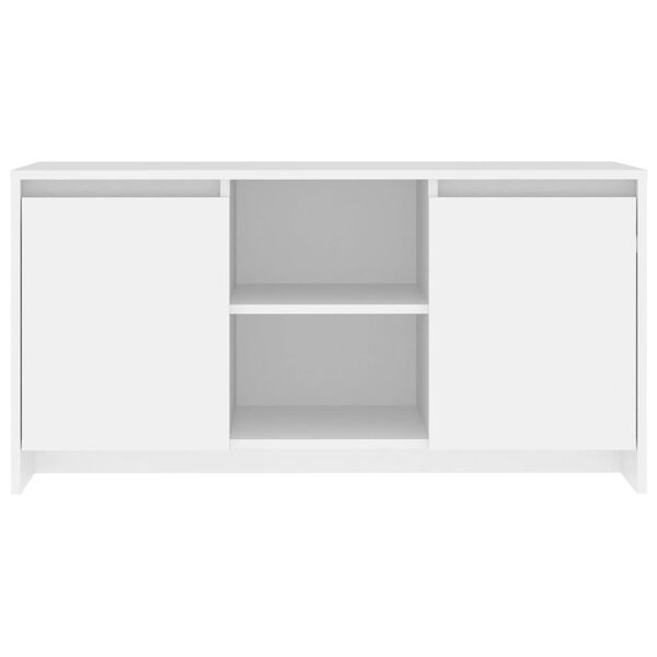 vidaXL TV Cabinet White 102x37.5x52.5 cm Engineered Wood
