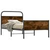 vidaXL Bed Frame without Mattress 100x190cm Sonoma Oak Engineered Wood