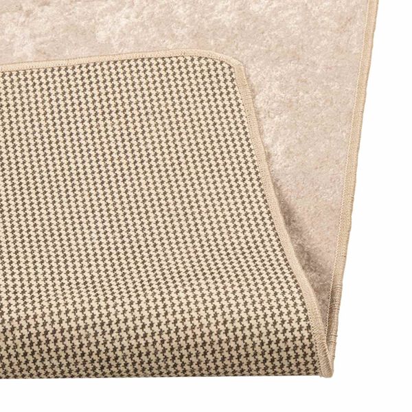 vidaXL Rug Print Cream 400 x 80 cm Polyester and PVC