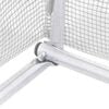 vidaXL Greenhouse with Steel Frame White 10 m&sup2; 5x2x2.3 m