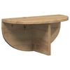 vidaXL Wall Shelf Wall-Mounted Artisan Oak 38 x 19 x 19 cm