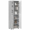 vidaXL Highboard FLORIN Grey Sonoma 60 x 35 x 182 cm Engineered Wood