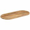 vidaXL Table Top 120x60x2.5 cm Oval Solid Wood Mango