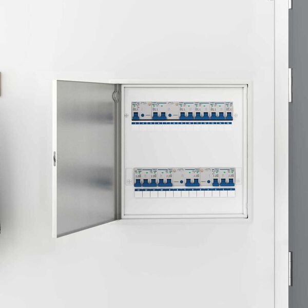 vidaXL Access Panel White 53 x 53 x 3 cm Steel
