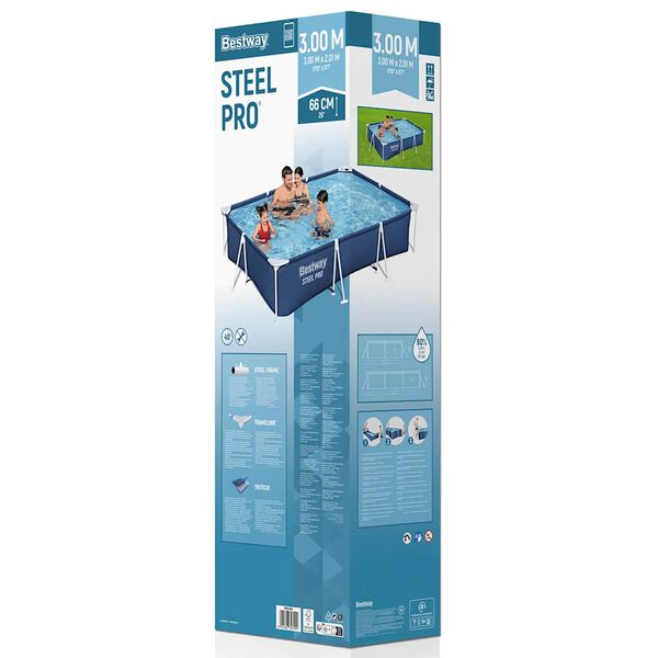 Bestway Steel Pro Swimming Pool 300x201x66 cm