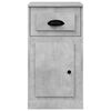 vidaXL Side Cabinet with Drawer Concrete Grey 40x50x75 cm Engineered Wood