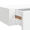 vidaXL Wall-mounted Drawer Shelves 2 pcs White 40x23.5x10 cm MDF