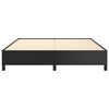 vidaXL Bed Frame without Mattress Black Super King Faux Leather