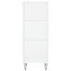 vidaXL Highboard White 34.5x34x180 cm Engineered Wood