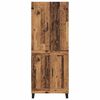 vidaXL Highboard 2 pcs Old Wood 69.5 x 34 x 180 cm