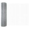 vidaXL Welded Wire Fence Silver 0.4 x 10 m