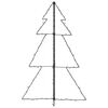 vidaXL Christmas Cone Tree 160 LEDs Indoor and Outdoor 78x120 cm