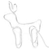 vidaXL Reindeer and Sleigh Christmas Decoration Outdoor 252 LEDs