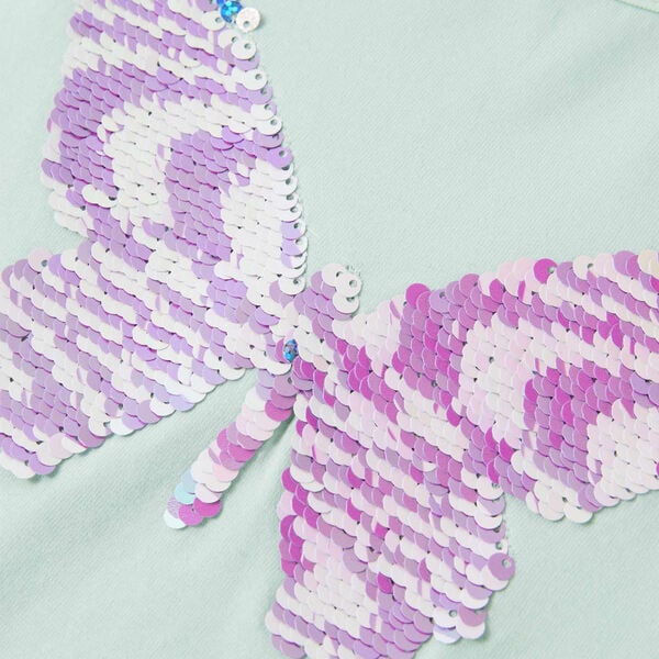 Kids' T-shirt with Cap Sleeves Light Mint 116