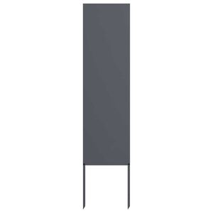 vidaXL Garden Privacy Screen Anthracite 32 x 140 cm Cold-rolled steel
