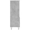 vidaXL Highboard Concrete Grey 40x36x110 cm Engineered Wood