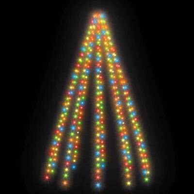 vidaXL Christmas Tree Net Lights with 300 LEDs Colourful 300 cm