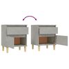 vidaXL Bedside Cabinets 2 pcs Concrete Grey 40x35x50 cm