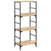 vidaXL Bookshelf Sonoma Oak 50x33x117.5 cm Engineered Wood