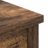 vidaXL Highboard Smoked Oak 37.5x35x180 cm Engineered Wood