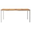 vidaXL DiningTable Brown 180 x 90 x 75 cm Solid Teak Wood