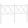 vidaXL Metal Headboard White 140cm