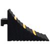 vidaXL Wheel Chocks 2 pcs 29x16x19 cm Rubber