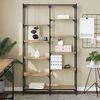 vidaXL Bookshelf Artisan oak 100 x 32 x 170 cm Engineered wood