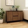 vidaXL Sideboard Brown Oak 102x35x70 cm Engineered Wood