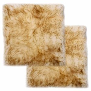 vidaXL Chair Pad | Set of 2 | Brown melange