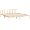 vidaXL Bed Frame without Mattress Super King Size Solid Wood Pine