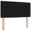 vidaXL Headboard with Headboard Black 100 cm Faux Leather