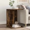 vidaXL Side Table Smoked Oak 45 x 40 x 62.5 cm Engineered Wood