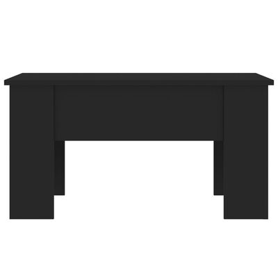 vidaXL Coffee Table Black 79x49x41 cm Engineered Wood
