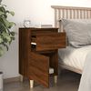 vidaXL Bedside Cabinet Brown Oak 40x35x70 cm